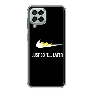Силиконовый Чехол на Samsung Galaxy M33 (5G) (M336B) с картинкой Nike (Later)
