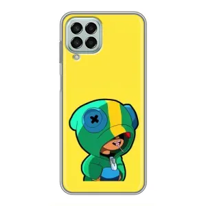 Чехол Бравл Старс для Samsung Galaxy M33 (5G) (M336B) (Леон (LEON))