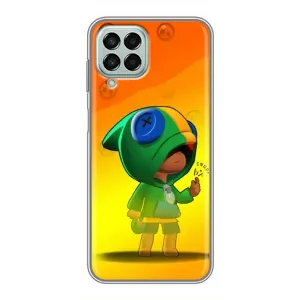 Чехол Бравл Старс для Samsung Galaxy M33 (5G) (M336B) (LEON в кофте)