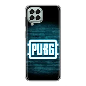 Чехол (TPU) с картинкой "Лого Пабг" на Самсунг Галакси М33 5джи (Лого PUBG)