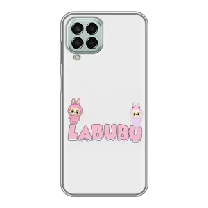 Чехол с принтом Лабубу для Samsung Galaxy M33 (5G) (M336B) (Логотип Лабубу)