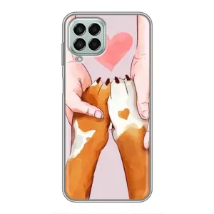 Чехол (ТПУ) Милые собачки для Samsung Galaxy M33 (5G) (M336B) (Любовь к собакам)