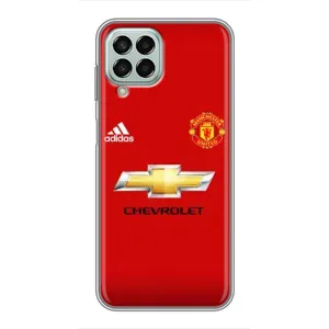 Силиконовые Чехлы принт Футбол на Samsung Galaxy M33 (5G) (M336B) (Man United)
