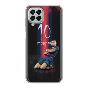 Чехол (TPU) с Футболистом на Samsung Galaxy M33 (5G) (M336B) (MBAPPE 10)