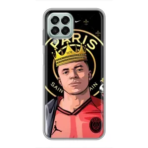 Чехол (TPU) с Футболистом на Samsung Galaxy M33 (5G) (M336B) (Mbappe King)