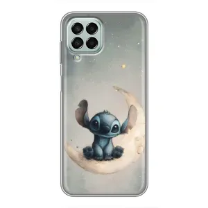 Чехол с рисунком Стич для Samsung Galaxy M33 (5G) (M336B) (Милый Стич)