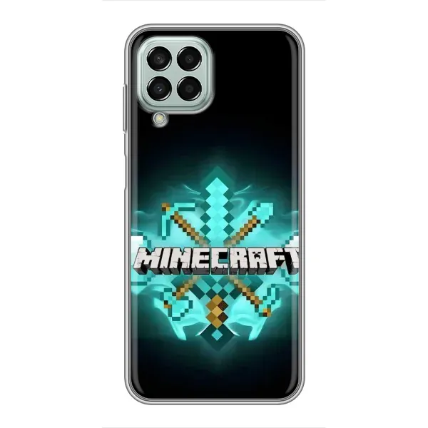 Чехол с рисунком «MineCraft 2» для Samsung Galaxy M33 (5G) (M336B)