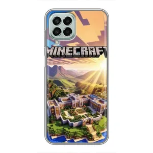 Чехол майнкрафт для Samsung Galaxy M33 (5G) (M336B) (MINECRAFT)