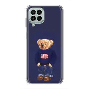 Чехлы Мишка Тедди для Самсунг Галакси М33 5джи (Мишка USA)