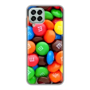Чехол с изображением вкусной еды для Samsung Galaxy M33 (5G) (M336B) (Разноцветные M&M'S)