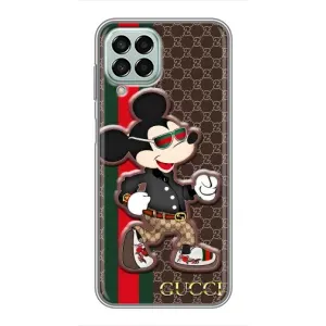 Чехлы Бренд GUCCI для Samsung Galaxy M33 (5G) (M336B) (Маус Гуччи)
