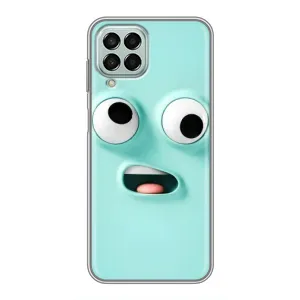 Силиконовые Чехлы (смешные стикеры) для Samsung Galaxy M33 (5G) (M336B) (Забавное мятное лицо)