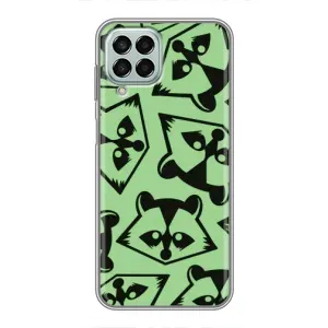 Силиконовый Чехол с Енотами на Samsung Galaxy M33 (5G) (M336B) (Мордочки Енота)