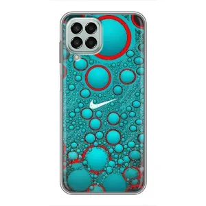 Силиконовый Чехол на Samsung Galaxy M33 (5G) (M336B) с картинкой Nike (Найк зеленый)