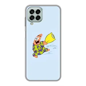 Чехлы с Патриком на Samsung Galaxy M33 (5G) (M336B) (Патрик с подушкой)