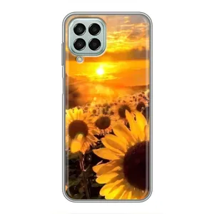 Чехол с Цветами для Samsung Galaxy M33 (5G) (M336B) (поле подсолнухов)