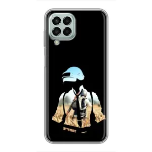 Силиконовый чехол с картинкой "Герой Pubg" на Samsung Galaxy M33 (5G) (M336B) (Пубг мен)