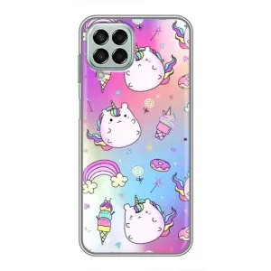 Чехол Unicorn на Samsung Galaxy M33 (5G) (M336B) (Радуга и Единорог)
