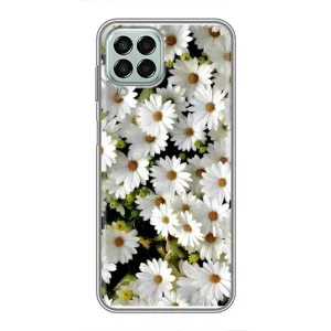 Чехол с ромашками на Samsung Galaxy M33 (5G) (M336B) (Рамка в ромашках)