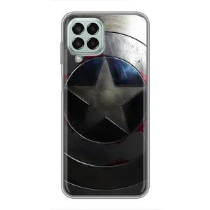 Чехол с Щитом Капитана Америки на Samsung Galaxy M33 (5G) (M336B) (Ретро Щит Капитана)