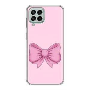 Чехол банты для Samsung Galaxy M33 (5G) (M336B) (Розовый бантик)