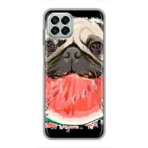 Чехол (ТПУ) Милые собачки для Samsung Galaxy M33 (5G) (M336B) (Смешной Мопс)