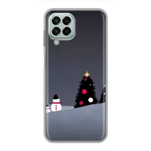 Чехлы на Новый Год Samsung Galaxy M33 (5G) (M336B) (Снеговички)