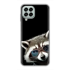 Силиконовый Чехол с Енотами на Samsung Galaxy M33 (5G) (M336B) (Стильный Енот)