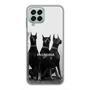 Чехол ДОБЕРМАН для Samsung Galaxy M33 (5G) (M336B) (Три добермана)