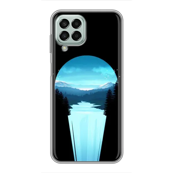 Чехол с рисунком «Синий Водопад» для Samsung Galaxy M33 (5G) (M336B)