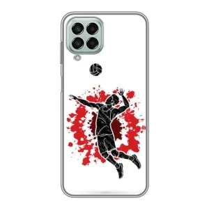 Чехлы с принтом Спортивная тематика для Samsung Galaxy M33 (5G) (M336B) (Волейболист)