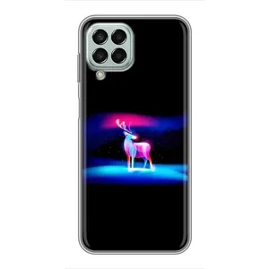 Силиконовый бампер с картинкой животных для Samsung Galaxy M33 (5G) (M336B) (Яркий олень)