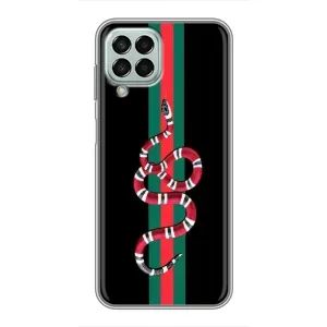 Чехлы Бренд GUCCI для Samsung Galaxy M33 (5G) (M336B) (Змей Гуччи)