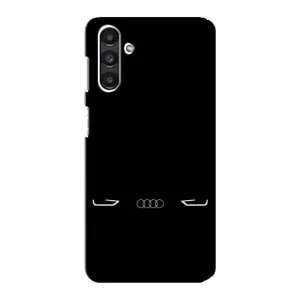 Силиконовый бампер с картинкой машины на Samsung Galaxy M34 (5G) (Силует Audi)
