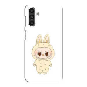 Чехол с принтом Лабубу для Samsung Galaxy M34 (5G) (Бежевый Лабубу)