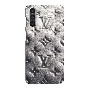 Текстурный Чехол Louis Vuitton для Самсунг М34 (Бежевый ЛВ)