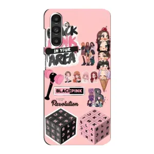 Чехлы с картинкой для Samsung Galaxy M34 (5G) (BLACK PINK коллаж)
