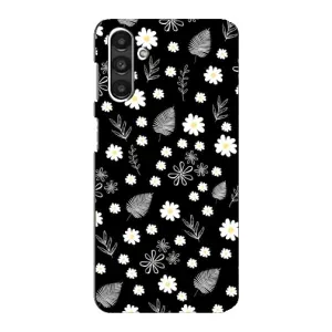 Чехлы с тематикой "ЦВЕТЫ" на Samsung Galaxy M34 (5G) (цветение на чорном)