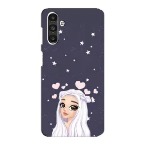 Чохол Стильні дівчата на Samsung Galaxy M34 (5G) (Дівчина та серця)
