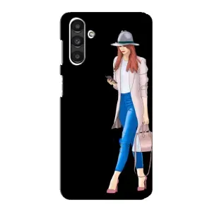 Чохол з картинкою Модні Дівчата Samsung Galaxy M34 (5G) (Дівчина з телефоном)