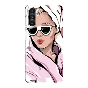 Чохол з картинкою Модні Дівчата Samsung Galaxy M34 (5G) (Дівчина в халаті)