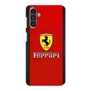 Силиконовый бампер с картинкой машины на Samsung Galaxy M34 (5G) (Ferrari Logo)