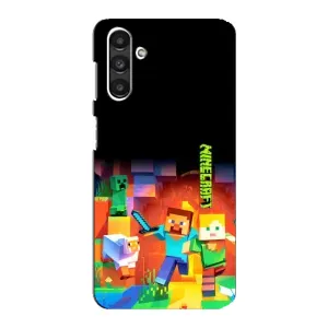 Чохли для Samsung Galaxy M34 (5G) (Персонажі МайнКрафт) (Герой Майнкрафт)