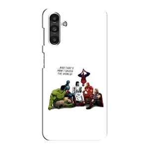 Чехлы для Samsung Galaxy M34 (5G) (Для Христиан) (Иисус супергерой)