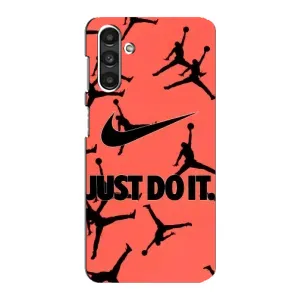 Силиконовый Чехол Nike Air Jordan на Самсунг М34 (Just Do It)