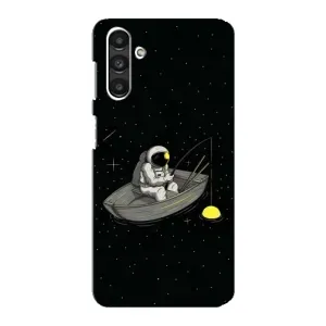 Силиконовый Чехол с принтом "Космонавты" на Samsung Galaxy M34 (5G) (Космонавт на рыбалке)