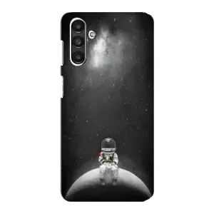 Силиконовый Чехол с принтом "Космонавты" на Samsung Galaxy M34 (5G) (Космонавт романтик)