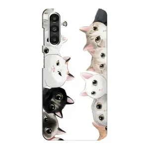 Силіконовий чохол з котиком для Samsung Galaxy M34 (5G) (Коти)