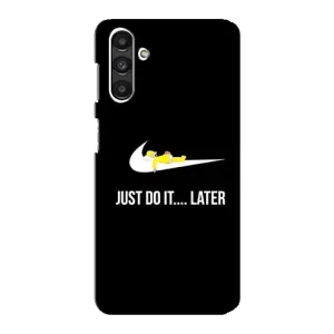 Силиконовый Чехол на Samsung Galaxy M34 (5G) с картинкой Nike (Later)