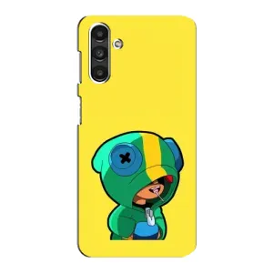 Чехол Бравл Старс для Samsung Galaxy M34 (5G) (Леон (LEON))